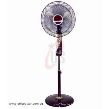 Remote Bamboo Folding Stand Fan Household Air Cooling Fan